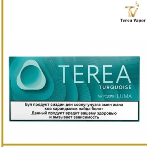 IQOS TEREA Turquoise Kyrgyzstan – Cool Menthol Tobacco Flavor for IQOS ILUMA