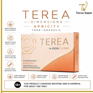 IQOS TEREA Dimensions Apricity Indonesian – Creamy Tobacco Flavor for IQOS ILUMA