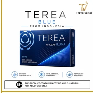 IQOS TEREA Blue Indonesian – Cool Menthol Tobacco Flavor for IQOS ILUMA