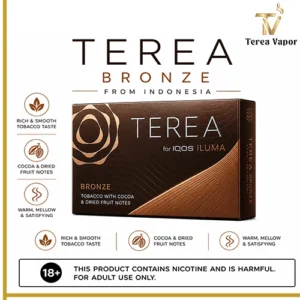 IQOS TEREA Bronze Indonesian – Rich Cocoa Tobacco Flavor for IQOS ILUMA
