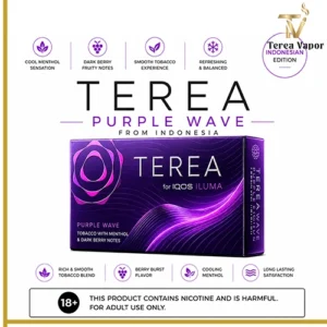 IQOS TEREA Purple Wave Indonesian – Berry Menthol Flavor for IQOS ILUMA