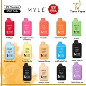 MYLE Meta Box 5000 Puffs Disposable Vape UAE