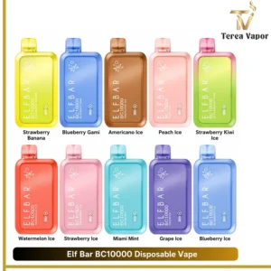 ELFBAR BC10000 rechargeable disposable vape device with 10000 puffs in UAE