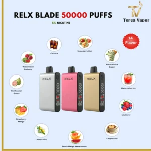 RELX Ace Disposable Kit 20000 Puffs UAE | Smart Rechargeable Disposable Vape