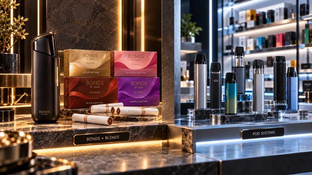 BONDS Blends Flavor Breakdown 4 BONDS Blends Flavors UAE