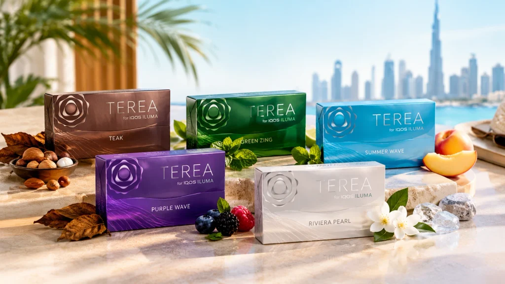 TEREA Yellow vs Silver vs Sienna vs Bronze: Flavour & Intensity Compared in UAE 4 TEREA Teak