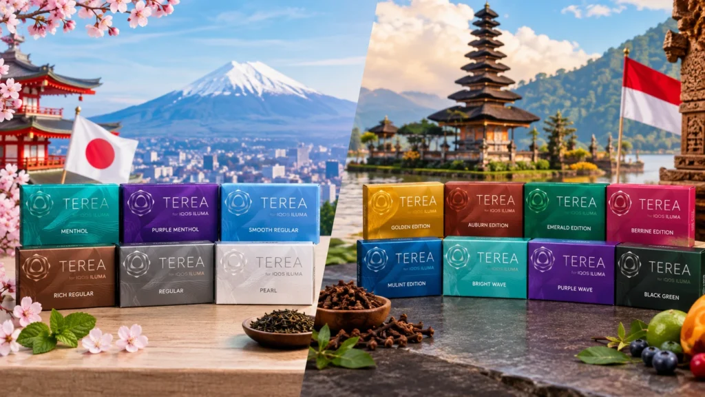 TEREA Japan vs Indonesia: Which Is Better for UAE Buyers? 2 TEREA Flavours