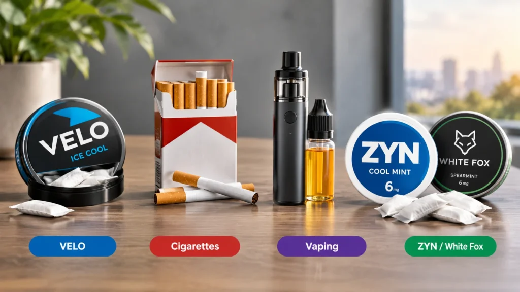 ELO vs Cigarettes, Vaping, ZYN and White Fox
